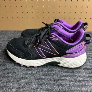 New Balance Black and Purple 410‎ Trail Running Shoe size 5D